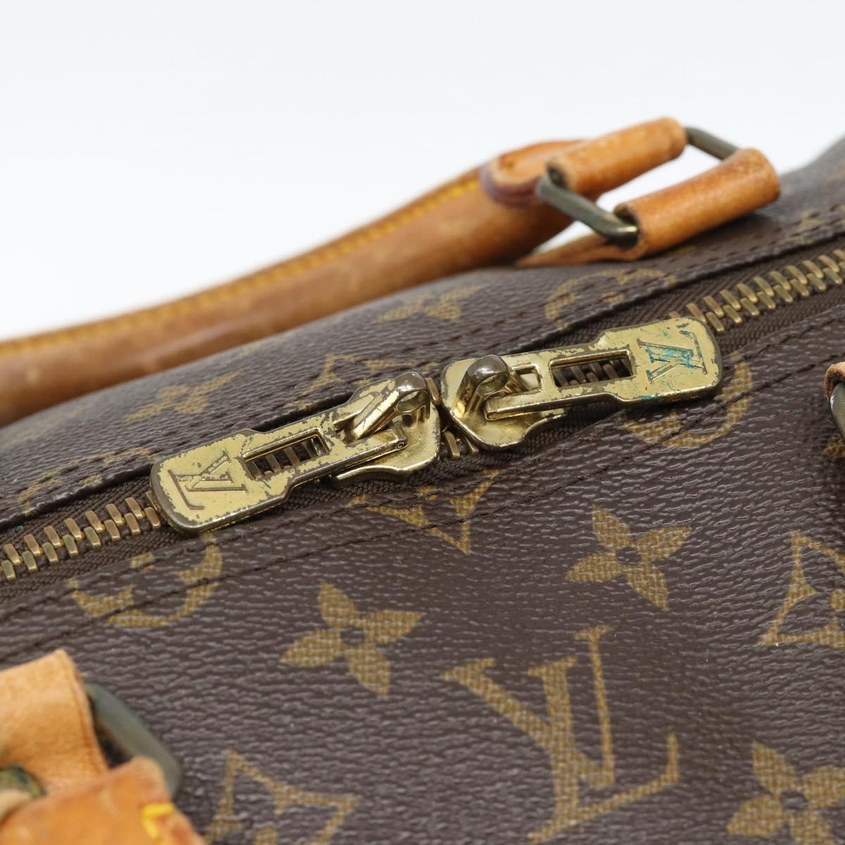 LOUIS VUITTON Monogram Keepall 55 Boston Bag M41424 LV Auth ka5354