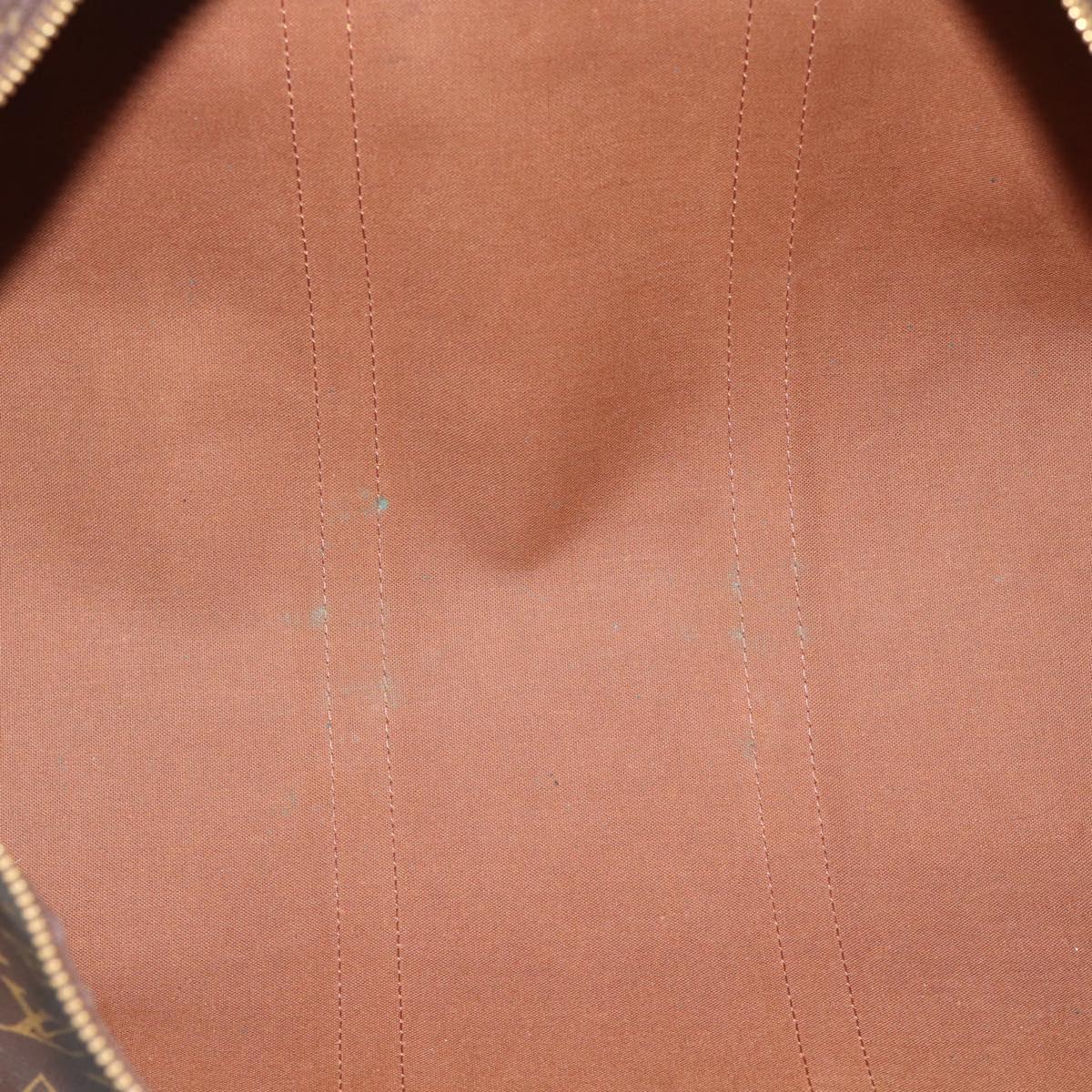 LOUIS VUITTON Monogram Keepall 55 Boston Bag M41424 LV Auth ka5354