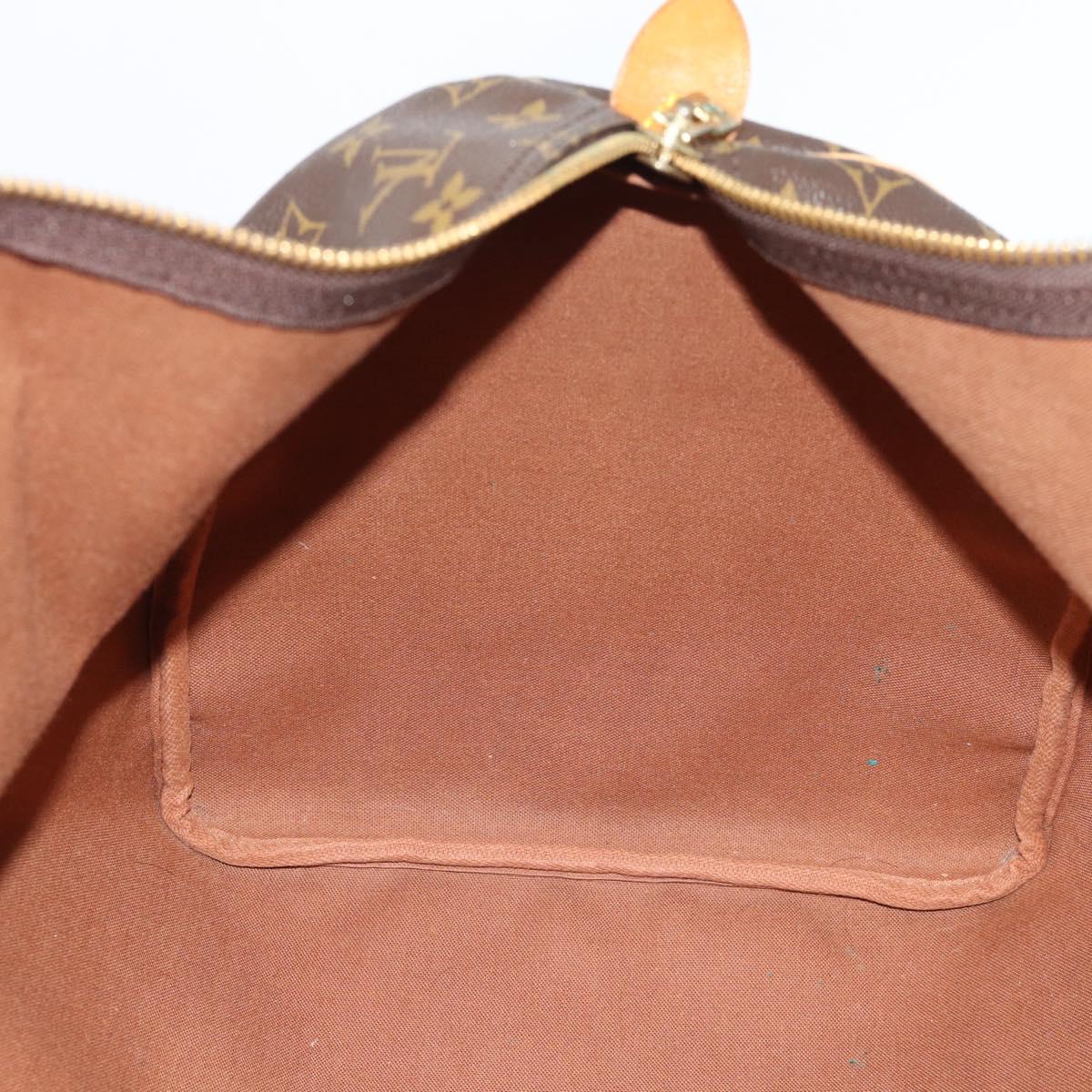 LOUIS VUITTON Monogram Keepall 55 Boston Bag M41424 LV Auth ka5354