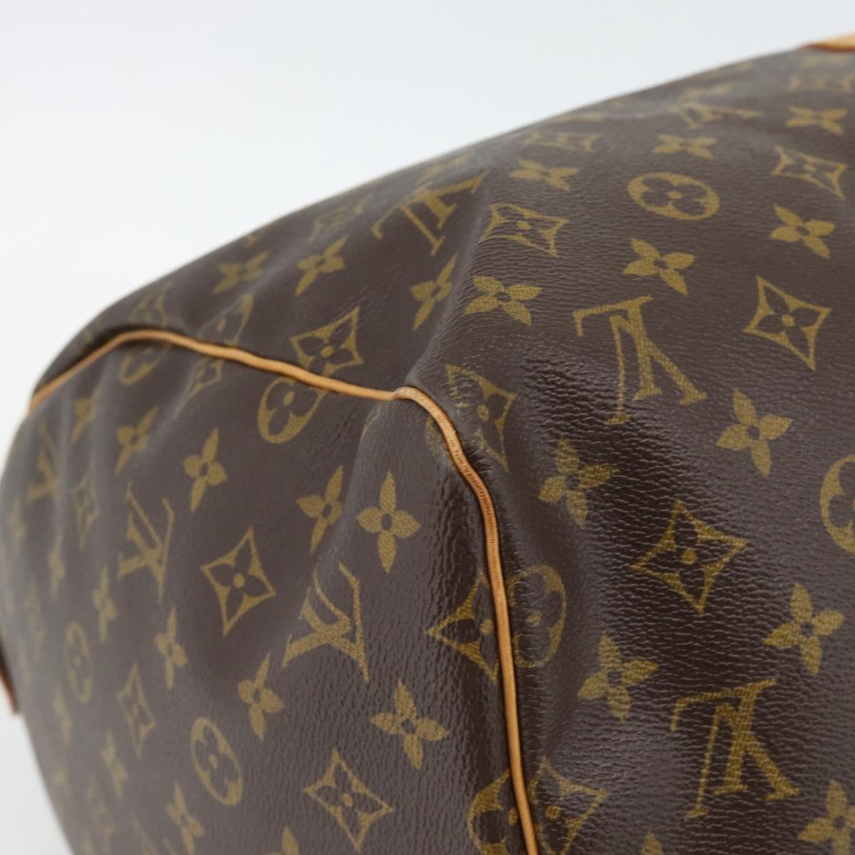 LOUIS VUITTON Monogram Keepall 55 Boston Bag M41424 LV Auth ka5355A