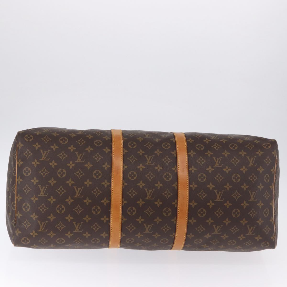 LOUIS VUITTON Monogram Keepall 60 Boston Bag M41422 LV Auth ka5356