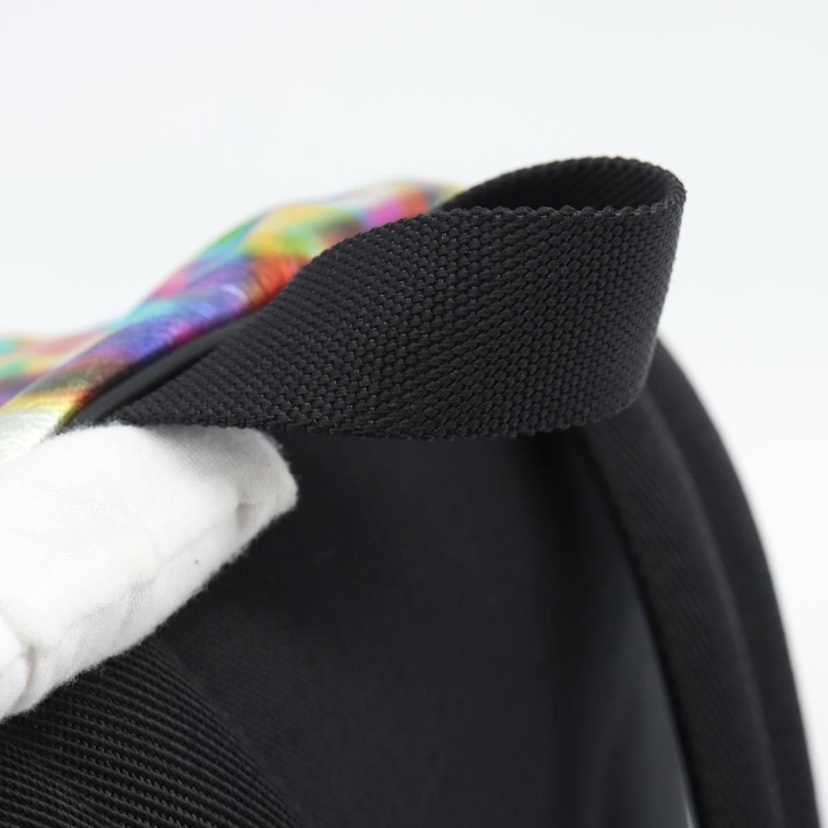 SAINT LAURENT Backpack Leather Multicolor Silver 326865 Auth ka5357M