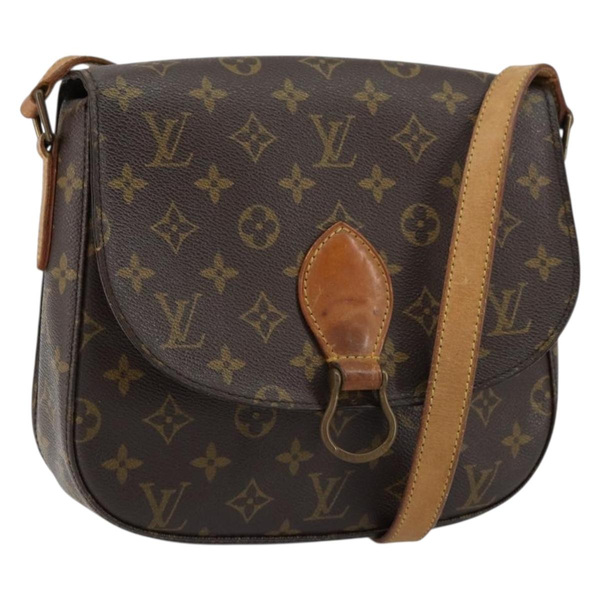 LOUIS VUITTON Monogram Saint Cloud GM Shoulder Bag M51242 LV Auth ka536