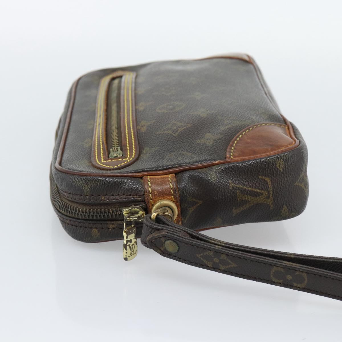 LOUIS VUITTON Monogram Marly Dragonne GM Clutch Bag M51825 LV Auth ka5362