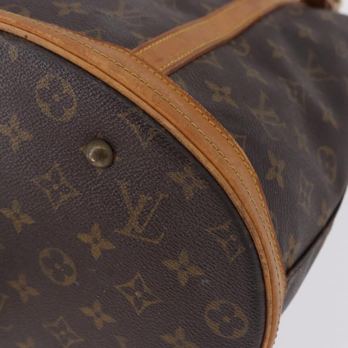 LOUIS VUITTON Monogram Bucket GM Shoulder Bag M42236 LV Auth ka5363