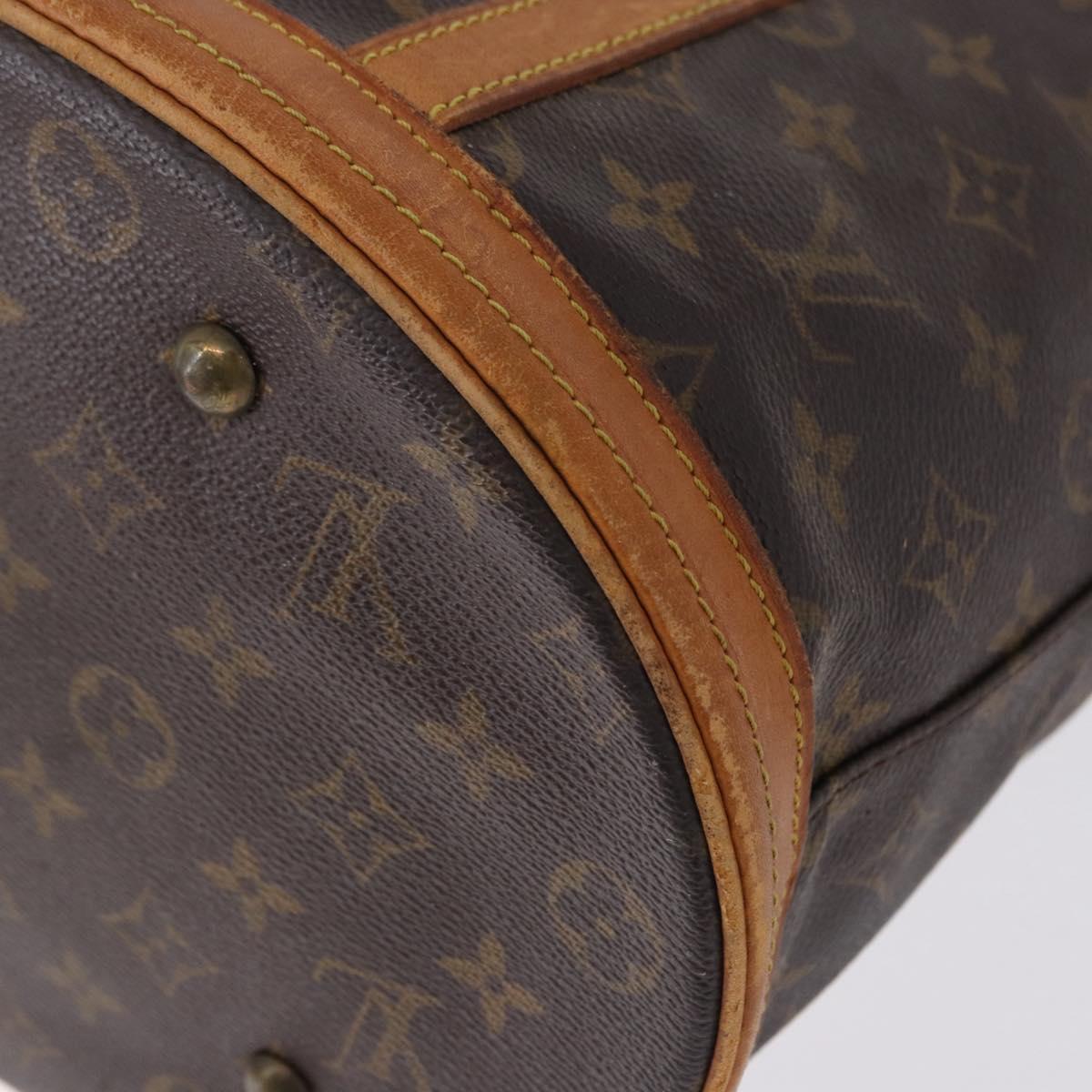 LOUIS VUITTON Monogram Bucket GM Shoulder Bag M42236 LV Auth ka5363