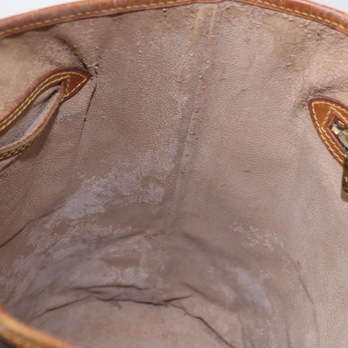 LOUIS VUITTON Monogram Bucket GM Shoulder Bag M42236 LV Auth ka5363