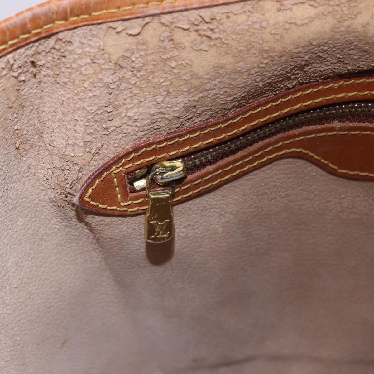 LOUIS VUITTON Monogram Bucket GM Shoulder Bag M42236 LV Auth ka5363