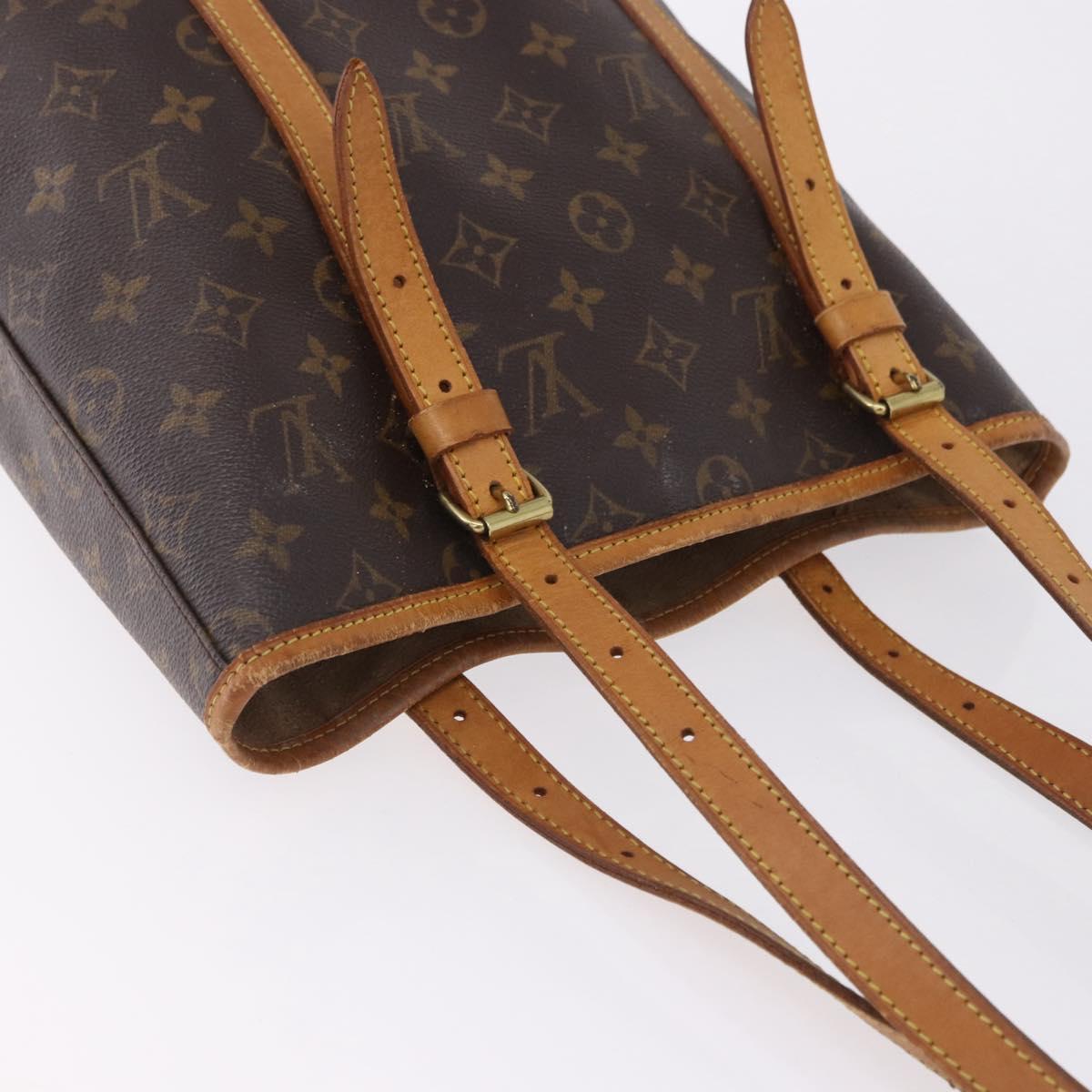 LOUIS VUITTON Monogram Bucket GM Shoulder Bag M42236 LV Auth ka5363