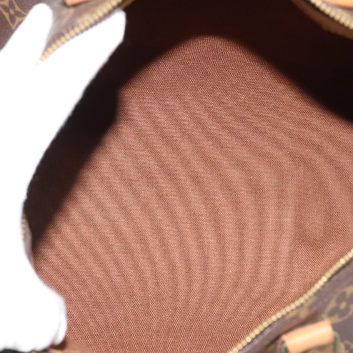 LOUIS VUITTON Monogram Speedy 30 Hand Bag M41526 LV Auth ka5364