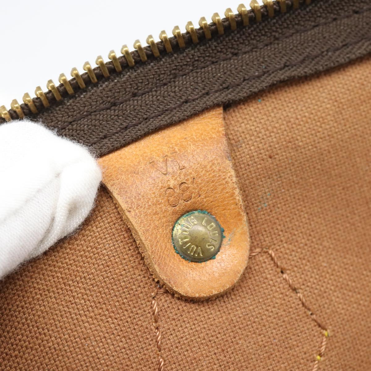 LOUIS VUITTON Monogram Speedy 30 Hand Bag M41526 LV Auth ka5364