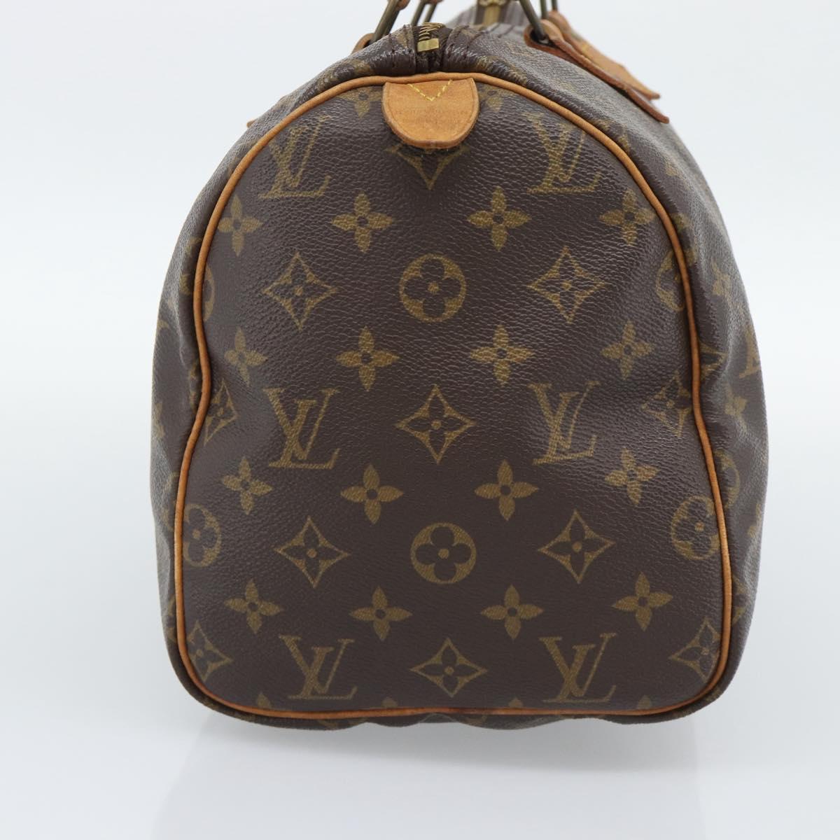 LOUIS VUITTON Monogram Speedy 30 Hand Bag M41526 LV Auth ka5364