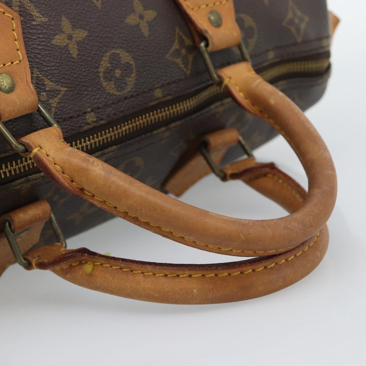 LOUIS VUITTON Monogram Speedy 30 Hand Bag M41526 LV Auth ka5364