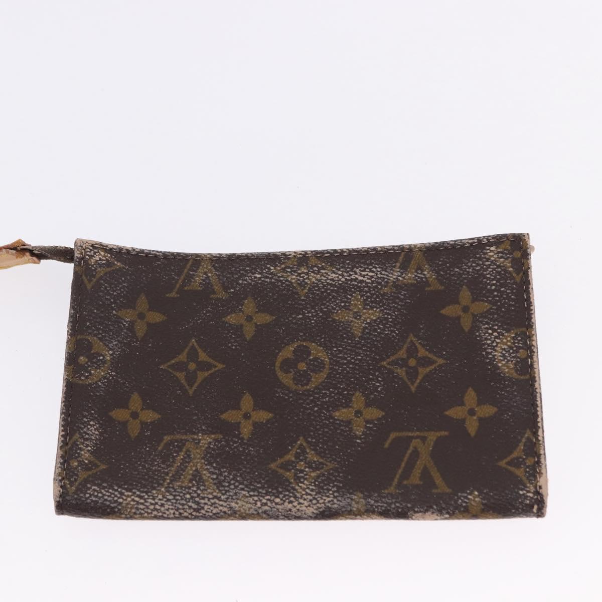 LOUIS VUITTON Monogram Bucket PM Shoulder Bag M42238 LV Auth ka5369