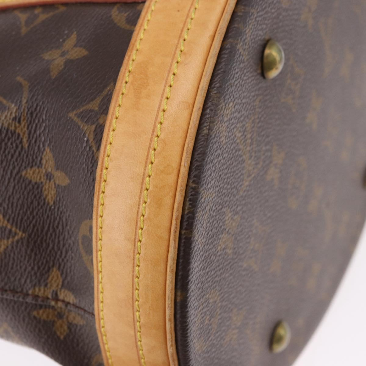 LOUIS VUITTON Monogram Bucket GM Shoulder Bag M42236 LV Auth ka5376