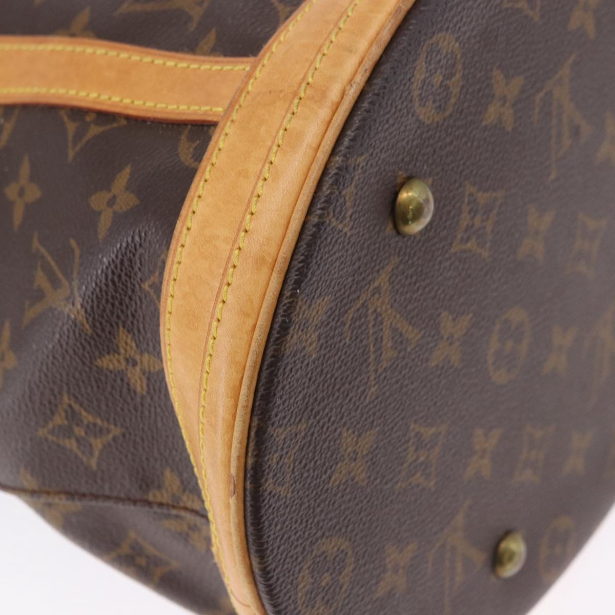 LOUIS VUITTON Monogram Bucket GM Shoulder Bag M42236 LV Auth ka5376