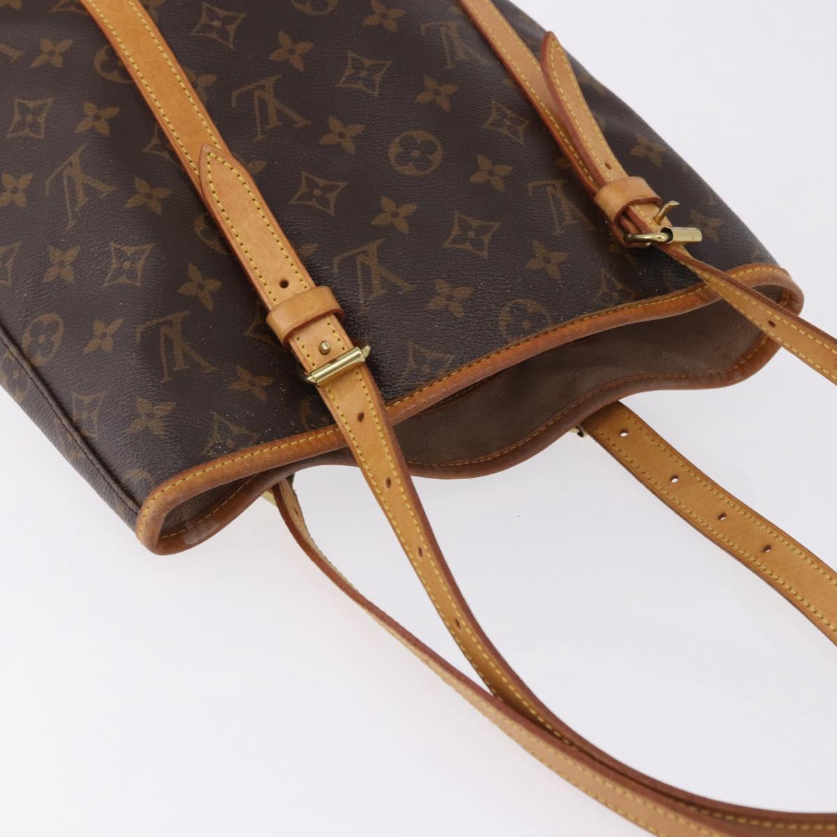 LOUIS VUITTON Monogram Bucket GM Shoulder Bag M42236 LV Auth ka5376