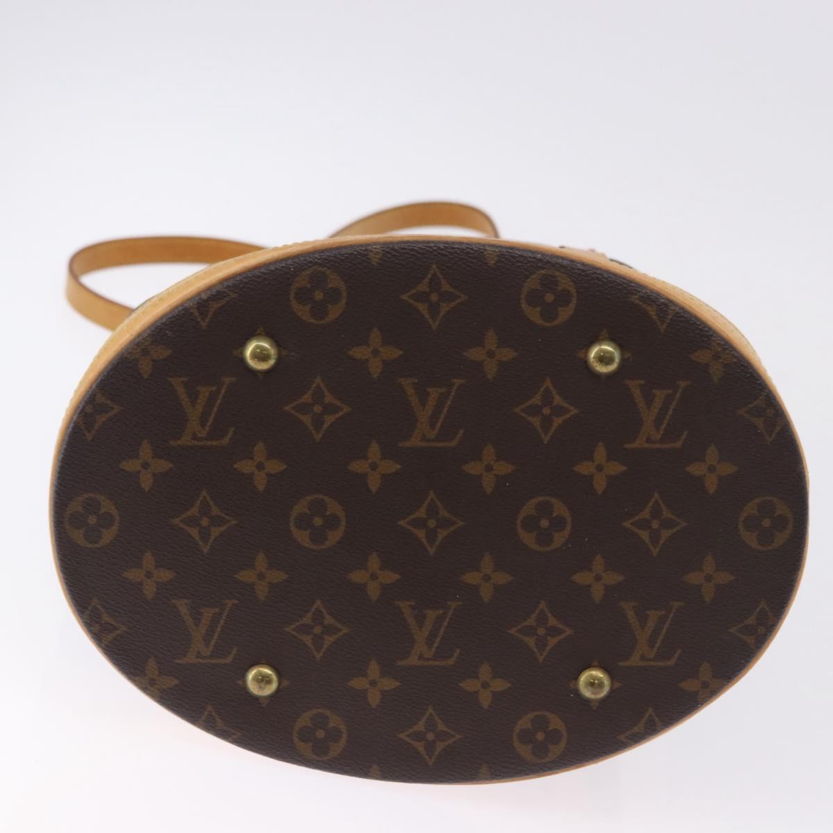 LOUIS VUITTON Monogram Bucket GM Shoulder Bag M42236 LV Auth ka5376