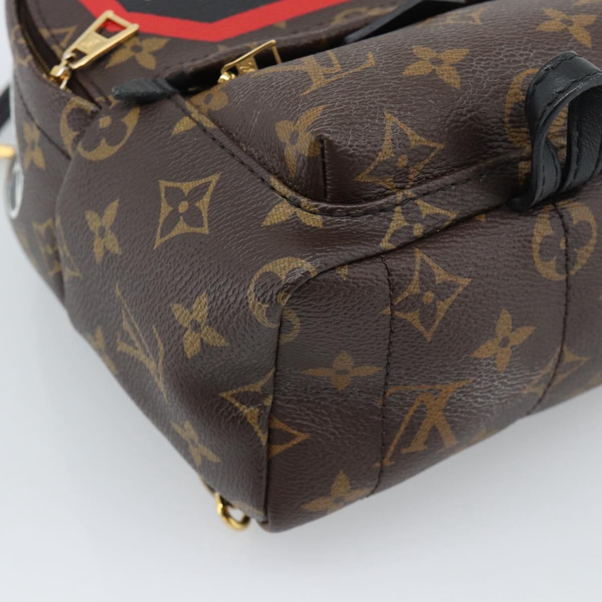LOUIS VUITTON Monogram World Tour Palm Springs MINI Backpack M42971 Auth ka5392M