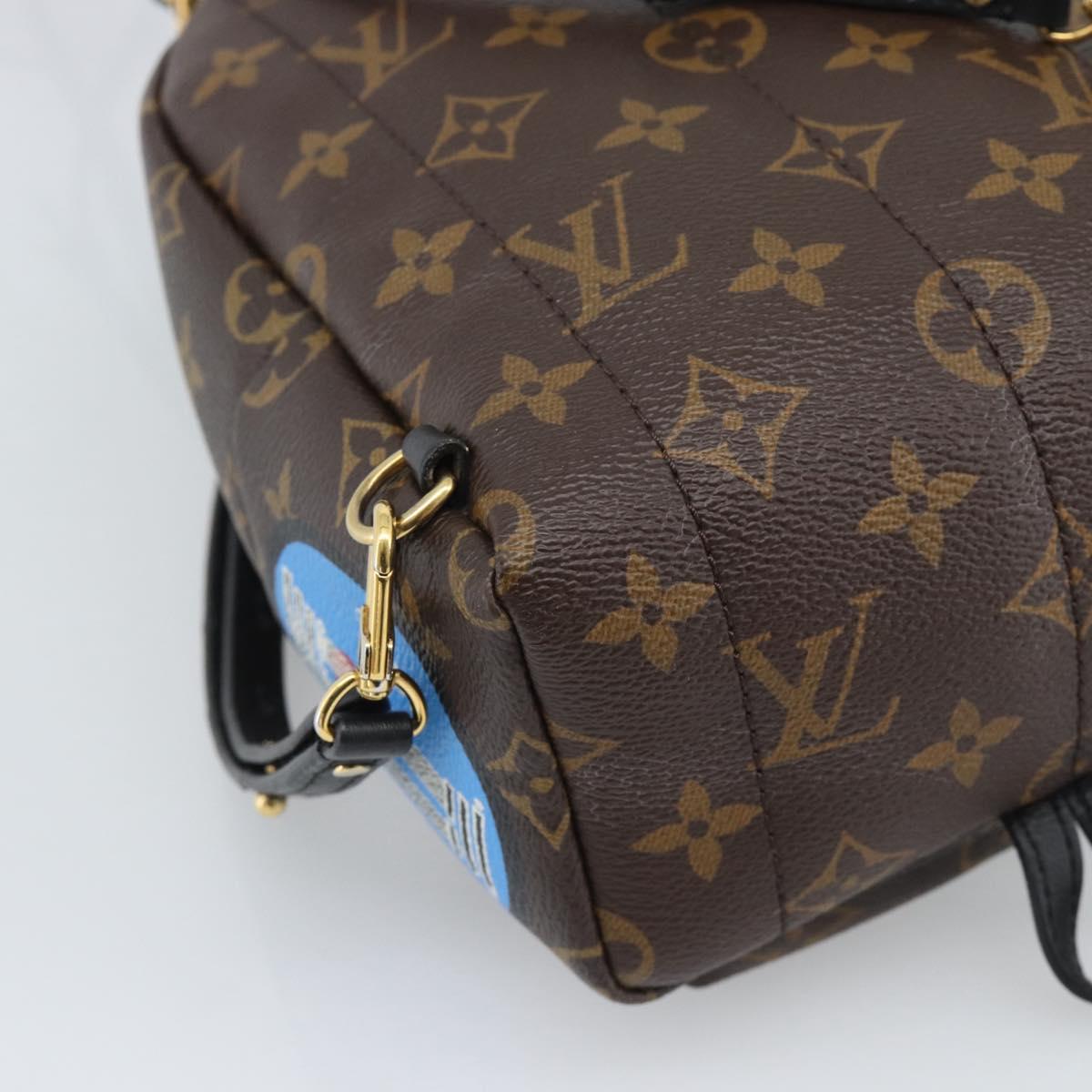 LOUIS VUITTON Monogram World Tour Palm Springs MINI Backpack M42971 Auth ka5392M