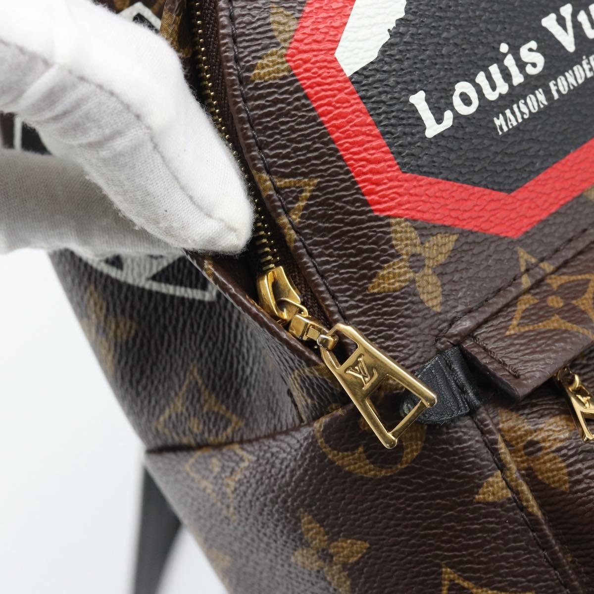 LOUIS VUITTON Monogram World Tour Palm Springs MINI Backpack M42971 Auth ka5392M