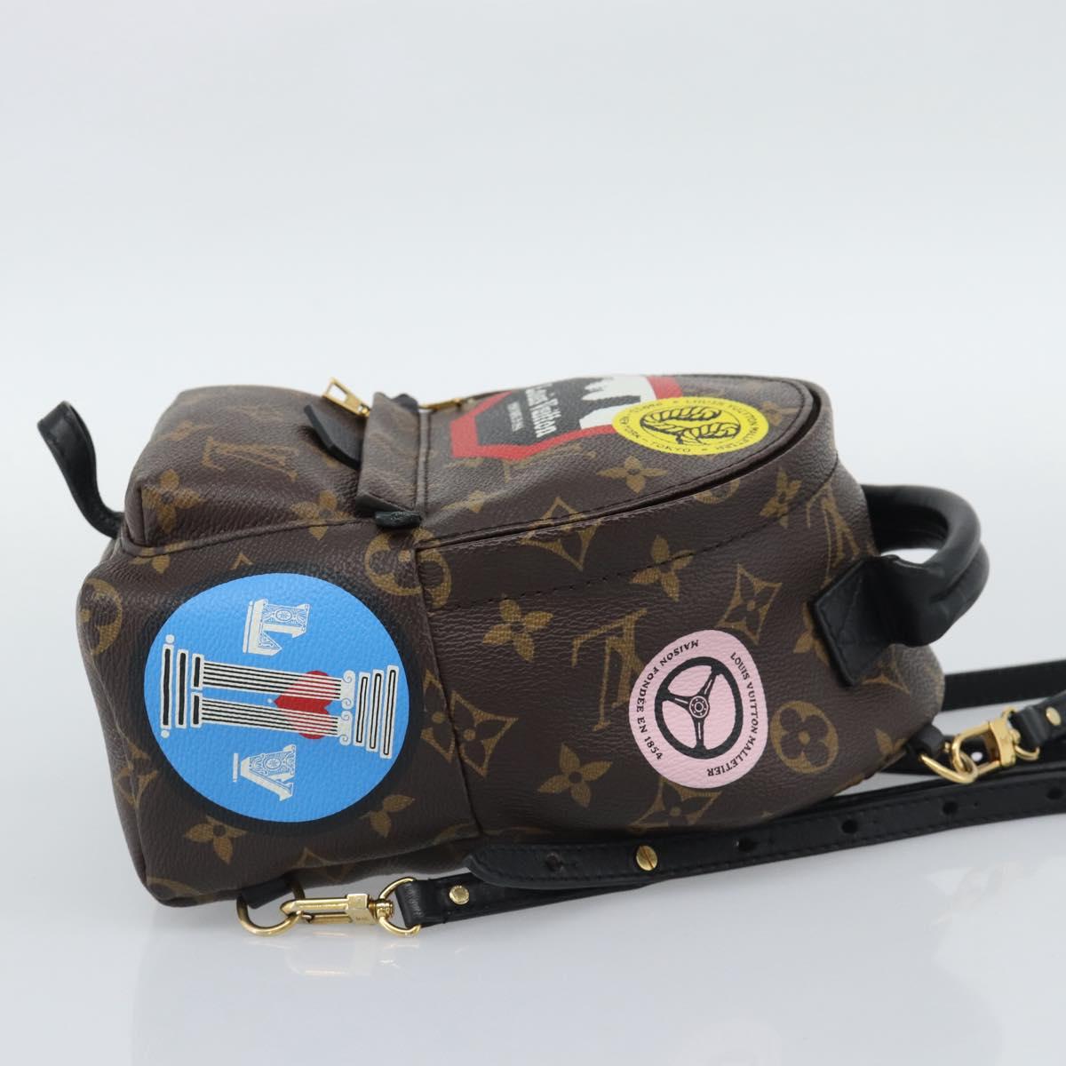 LOUIS VUITTON Monogram World Tour Palm Springs MINI Backpack M42971 Auth ka5392M