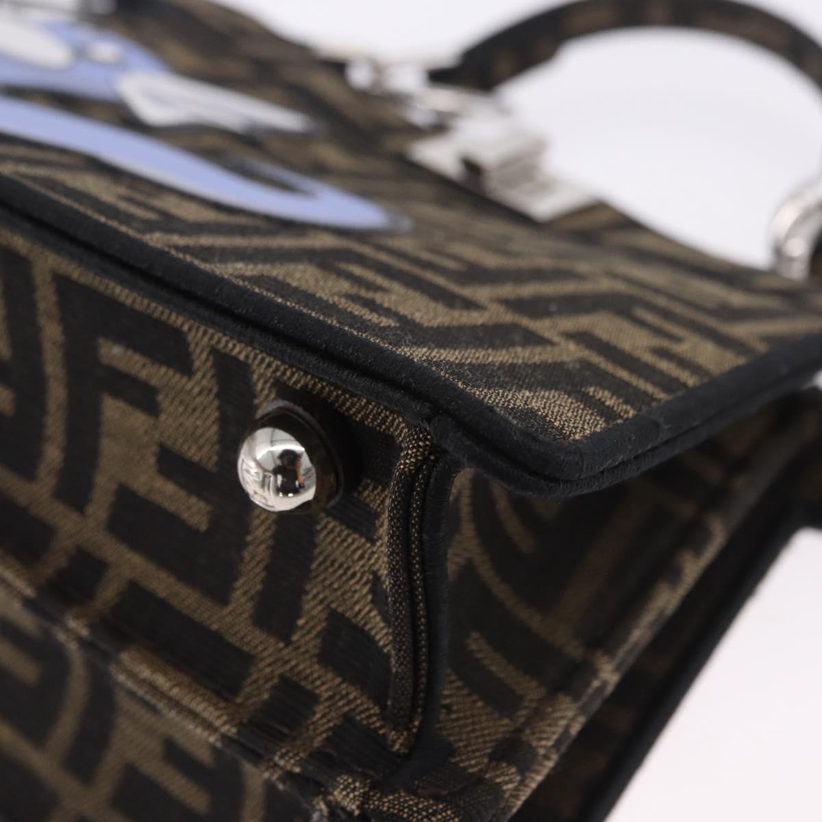 FENDI x FRGMT x POKÉMON Zucca Canvas Peek A Boo Dratini 8BN885 Auth ka5395SM