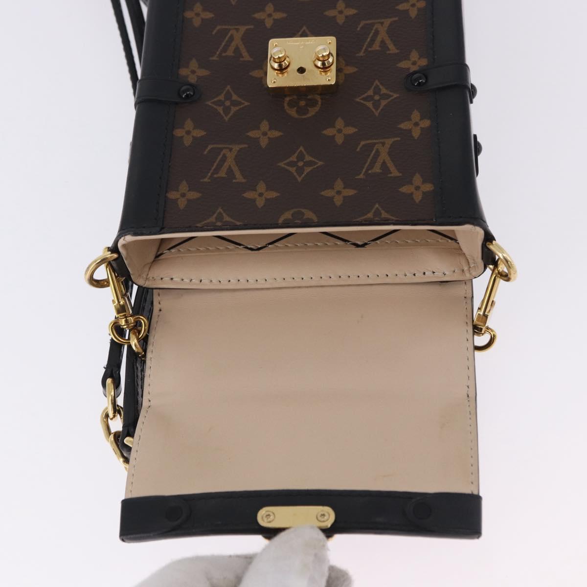 LOUIS VUITTON Monogram Pochette Trunk Vertical Shoulder Bag M63913 Auth ka5398M