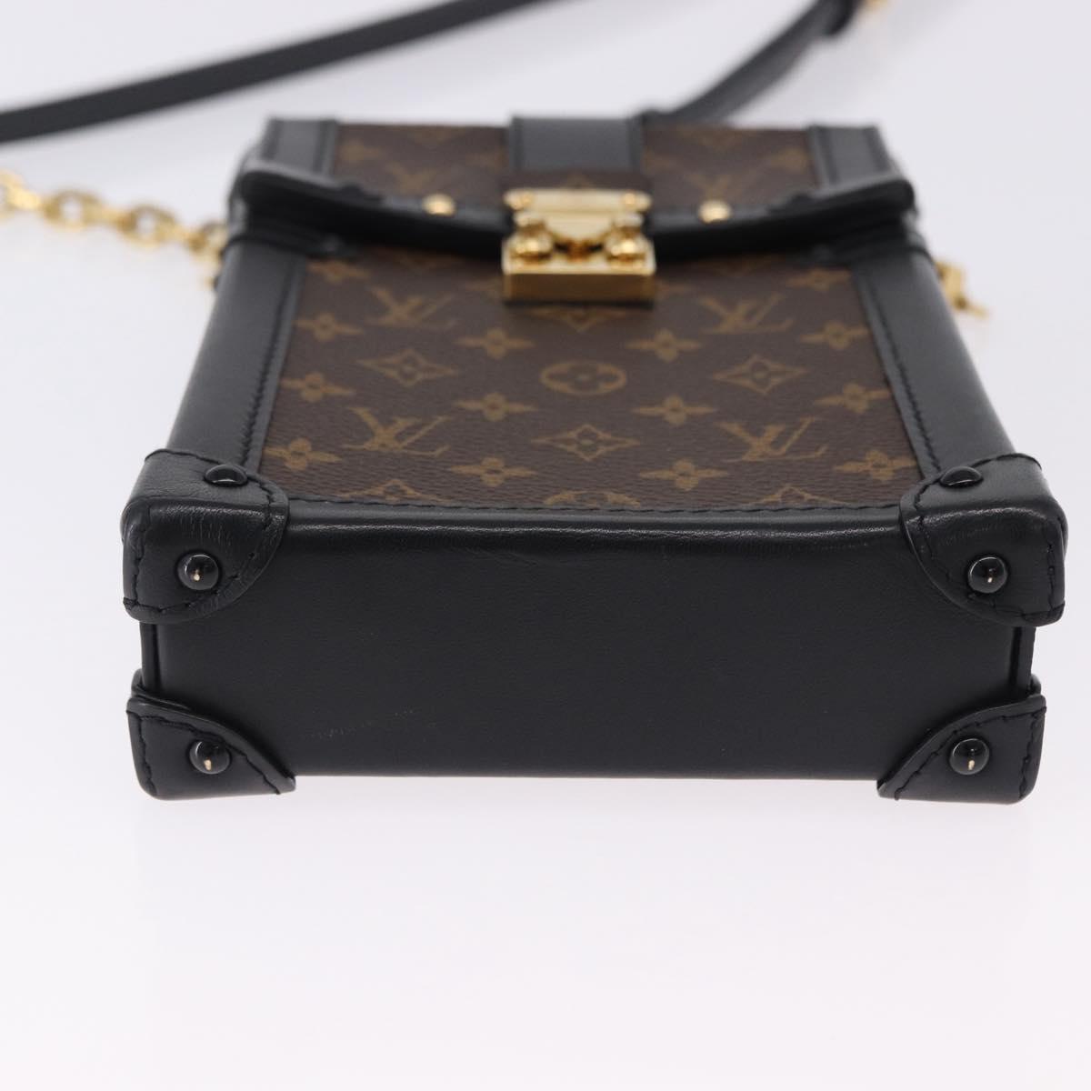 LOUIS VUITTON Monogram Pochette Trunk Vertical Shoulder Bag M63913 Auth ka5398M