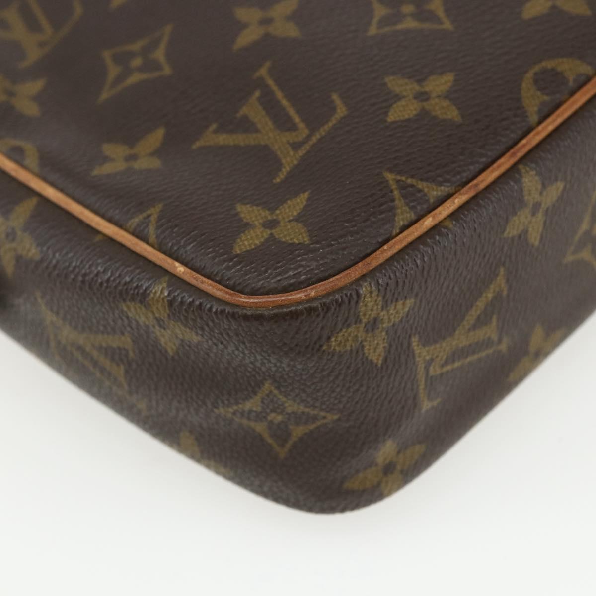 LOUIS VUITTON Monogram Compiegne 23 Clutch Bag M51847 LV Auth ka540