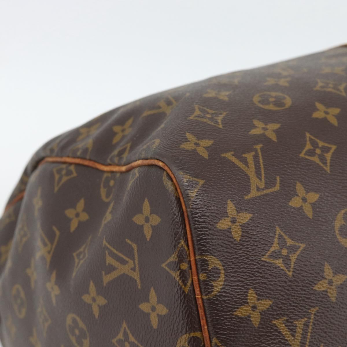 LOUIS VUITTON Monogram Keepall 55 Boston Bag M41424 LV Auth ka5404