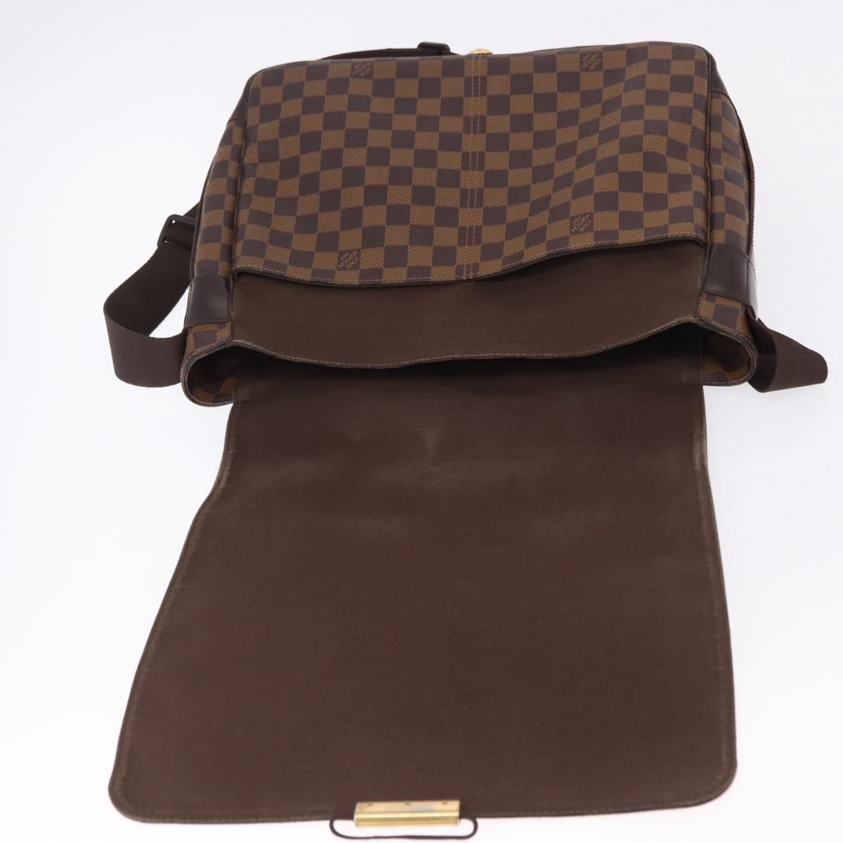 LOUIS VUITTON Damier Ebene Bastille Shoulder Bag N45258 LV Auth ka5408