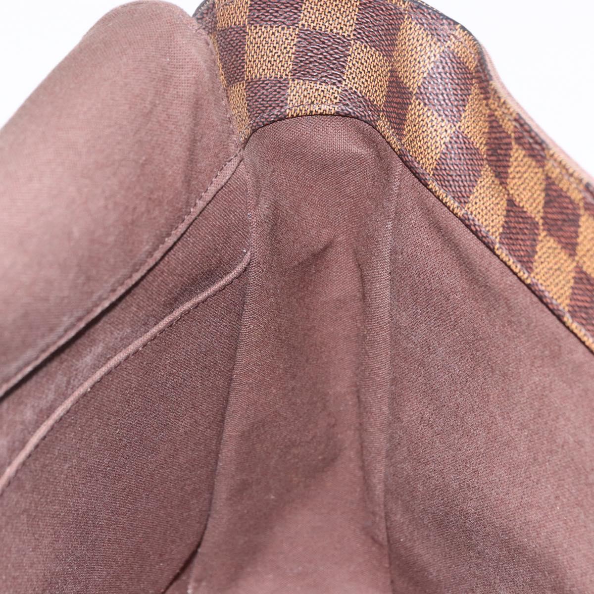 LOUIS VUITTON Damier Ebene Bastille Shoulder Bag N45258 LV Auth ka5408