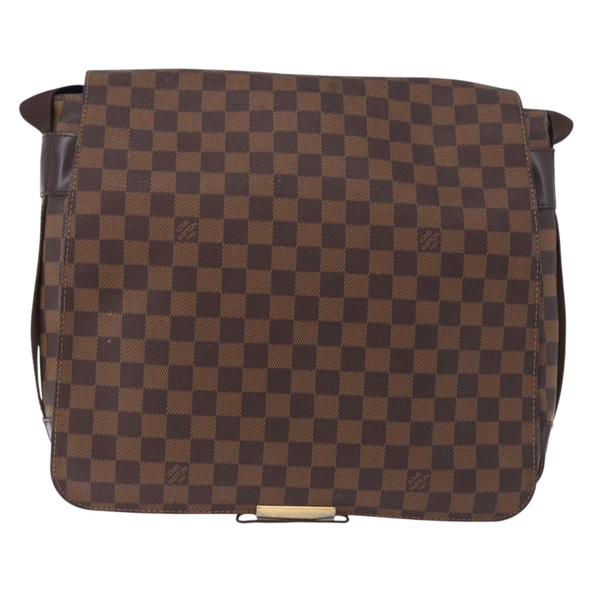 LOUIS VUITTON Damier Ebene Bastille Shoulder Bag N45258 LV Auth ka5408