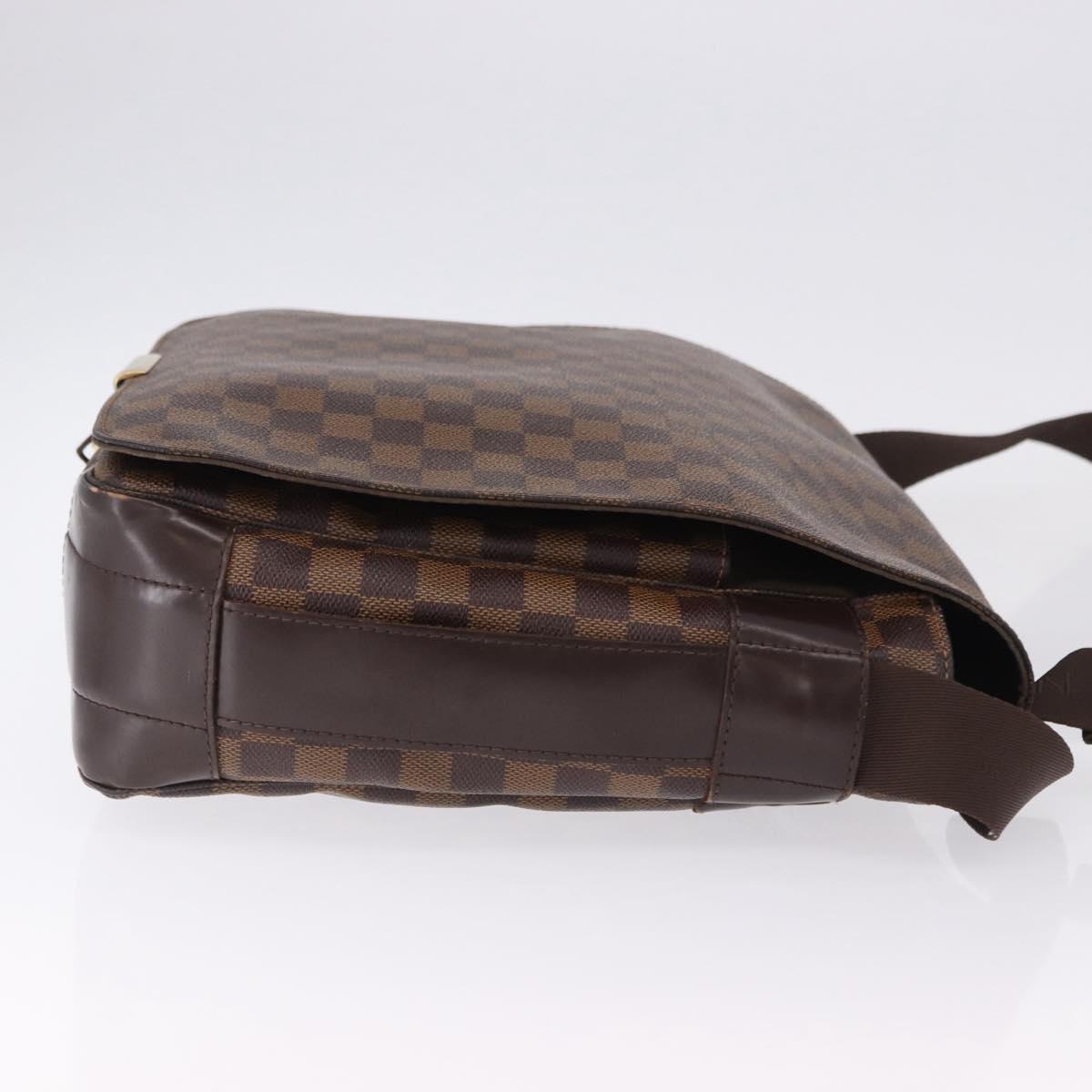 LOUIS VUITTON Damier Ebene Bastille Shoulder Bag N45258 LV Auth ka5408