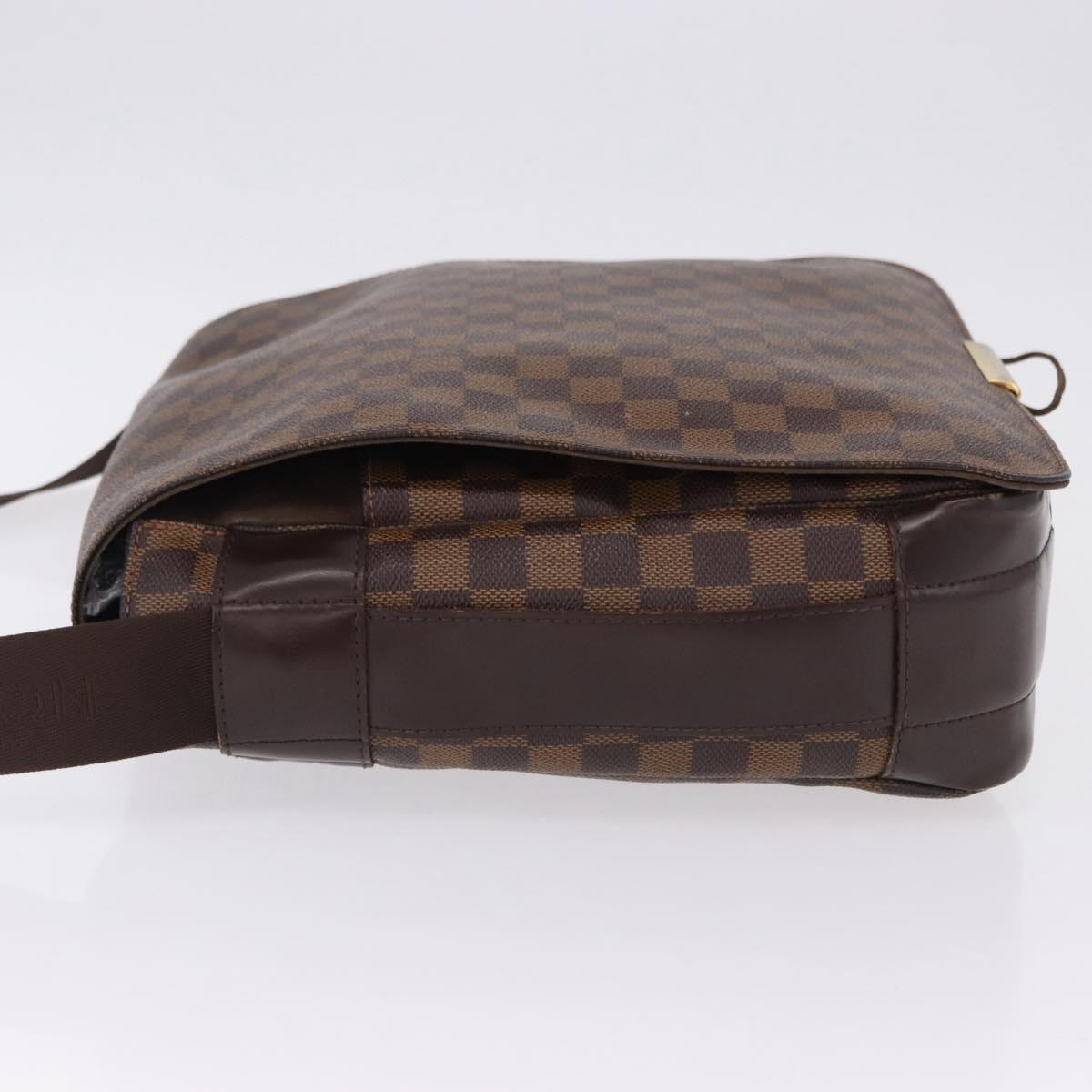 LOUIS VUITTON Damier Ebene Bastille Shoulder Bag N45258 LV Auth ka5408