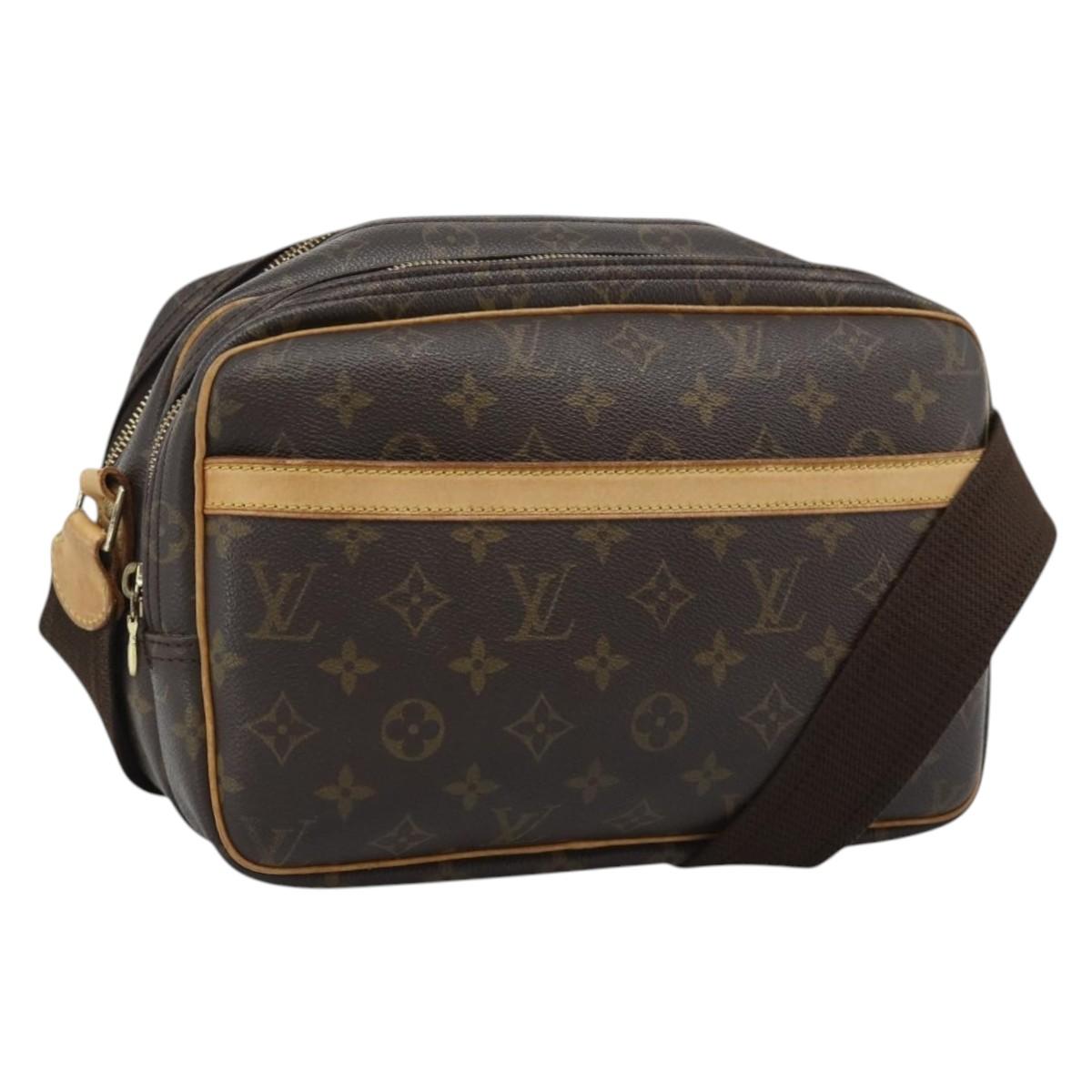 LOUIS VUITTON Monogram Reporter PM Shoulder Bag M45254 LV Auth ka5409