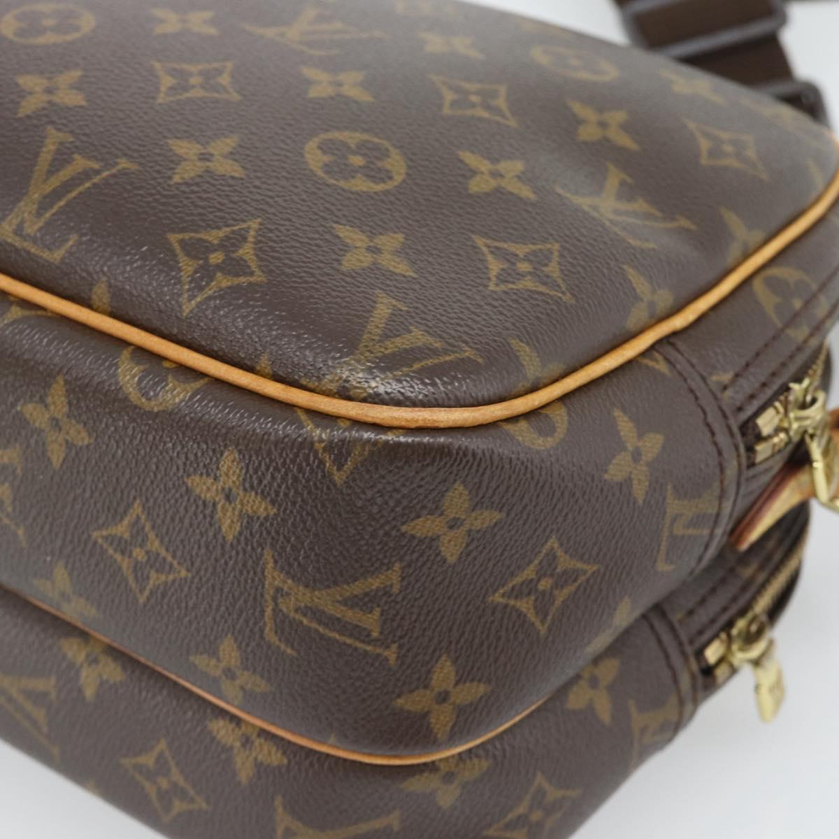 LOUIS VUITTON Monogram Reporter PM Shoulder Bag M45254 LV Auth ka5409