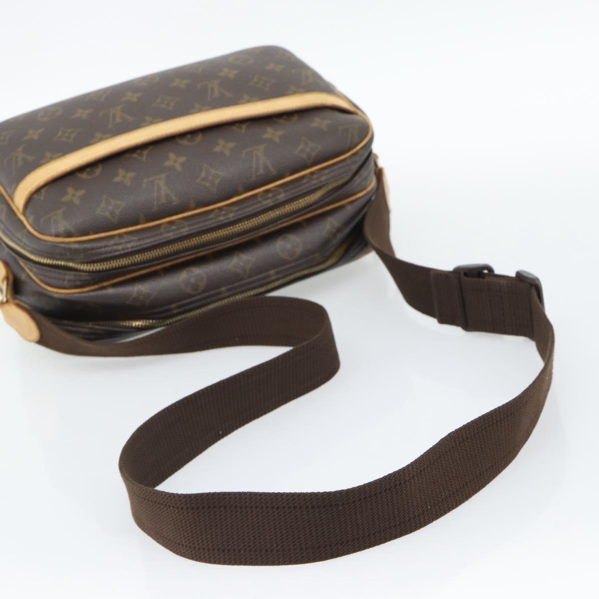 LOUIS VUITTON Monogram Reporter PM Shoulder Bag M45254 LV Auth ka5409