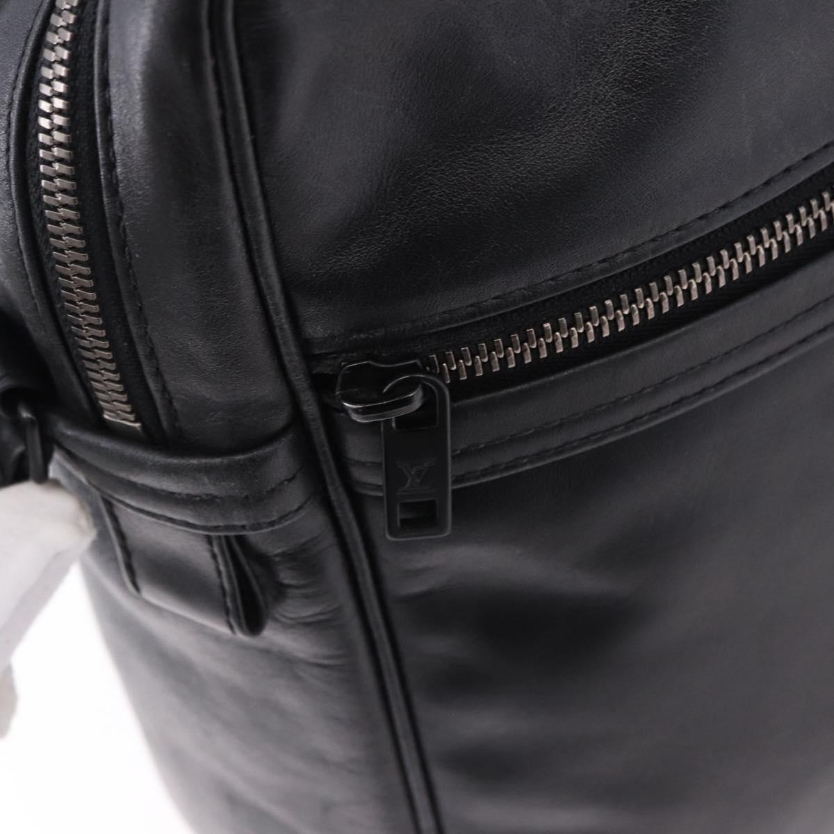 LOUIS VUITTON Monogram Diffir Clarkson Leather Black M92402 LV Auth ka5414