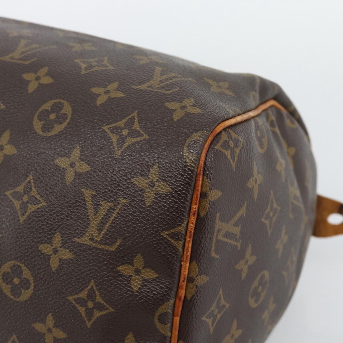 LOUIS VUITTON Monogram Speedy 30 Hand Bag M41526 LV Auth ka5425