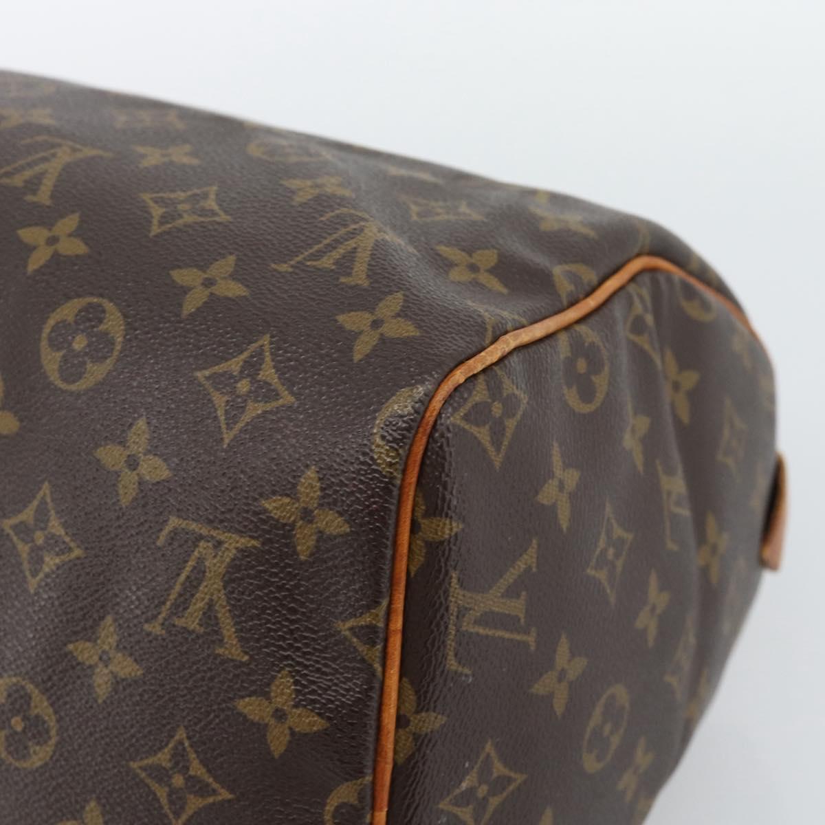 LOUIS VUITTON Monogram Speedy 30 Hand Bag M41526 LV Auth ka5425