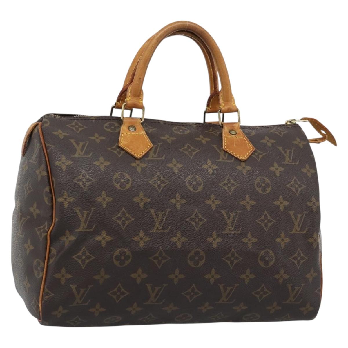 LOUIS VUITTON Monogram Speedy 30 Hand Bag M41526 LV Auth ka5425
