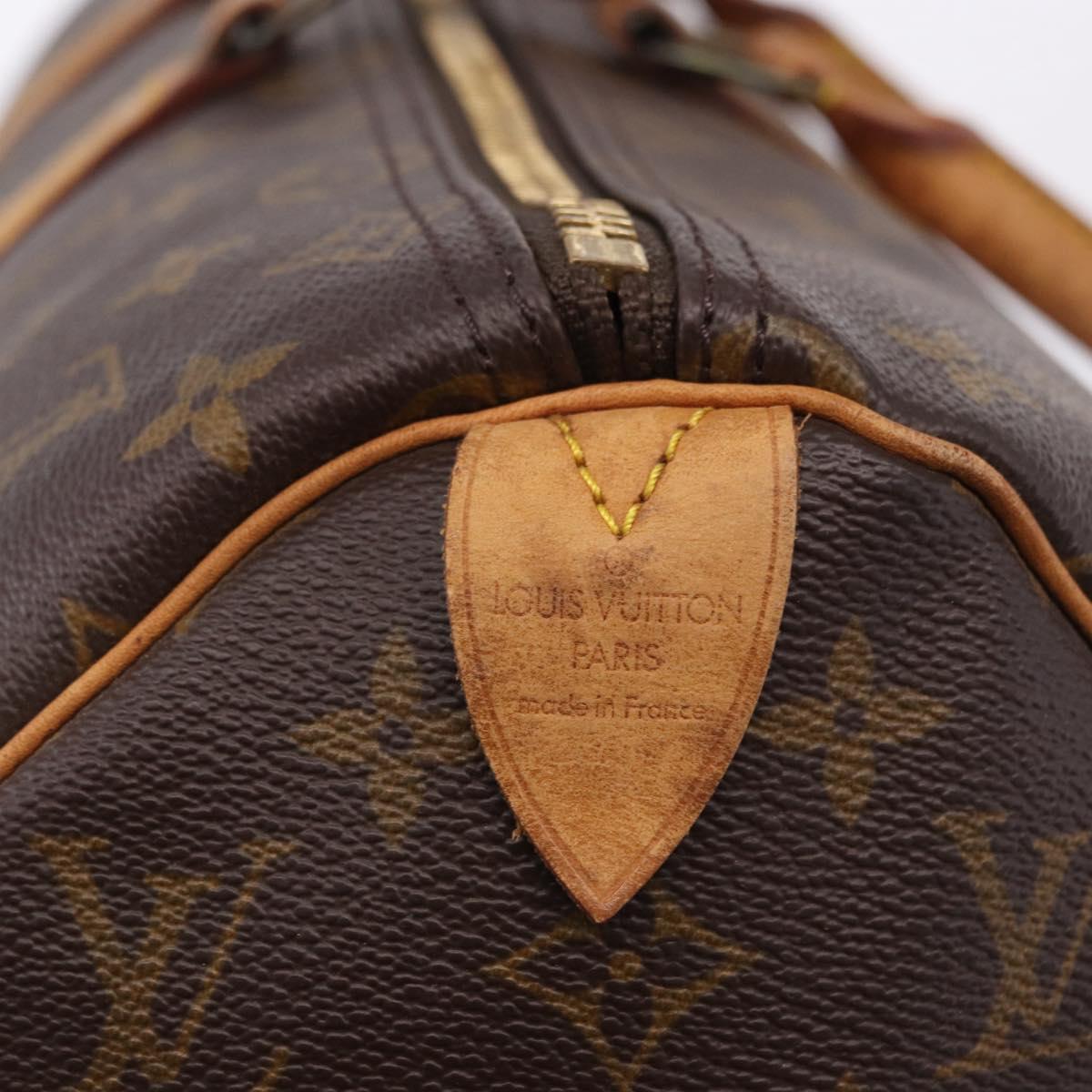 LOUIS VUITTON Monogram Keepall 45 Boston Bag M41428 LV Auth ka5426