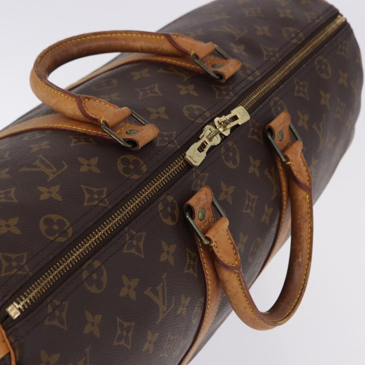 LOUIS VUITTON Monogram Keepall 45 Boston Bag M41428 LV Auth ka5426