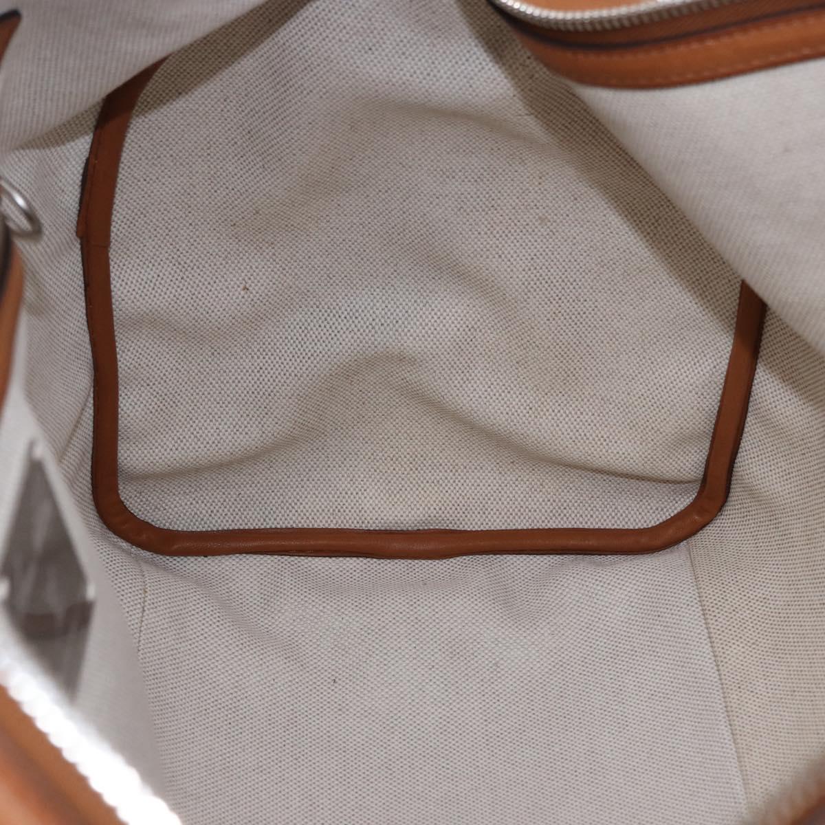 LOUIS VUITTON Keepall Bandouliere 50 Leather Brown Silver M21346 Auth ka5427SM