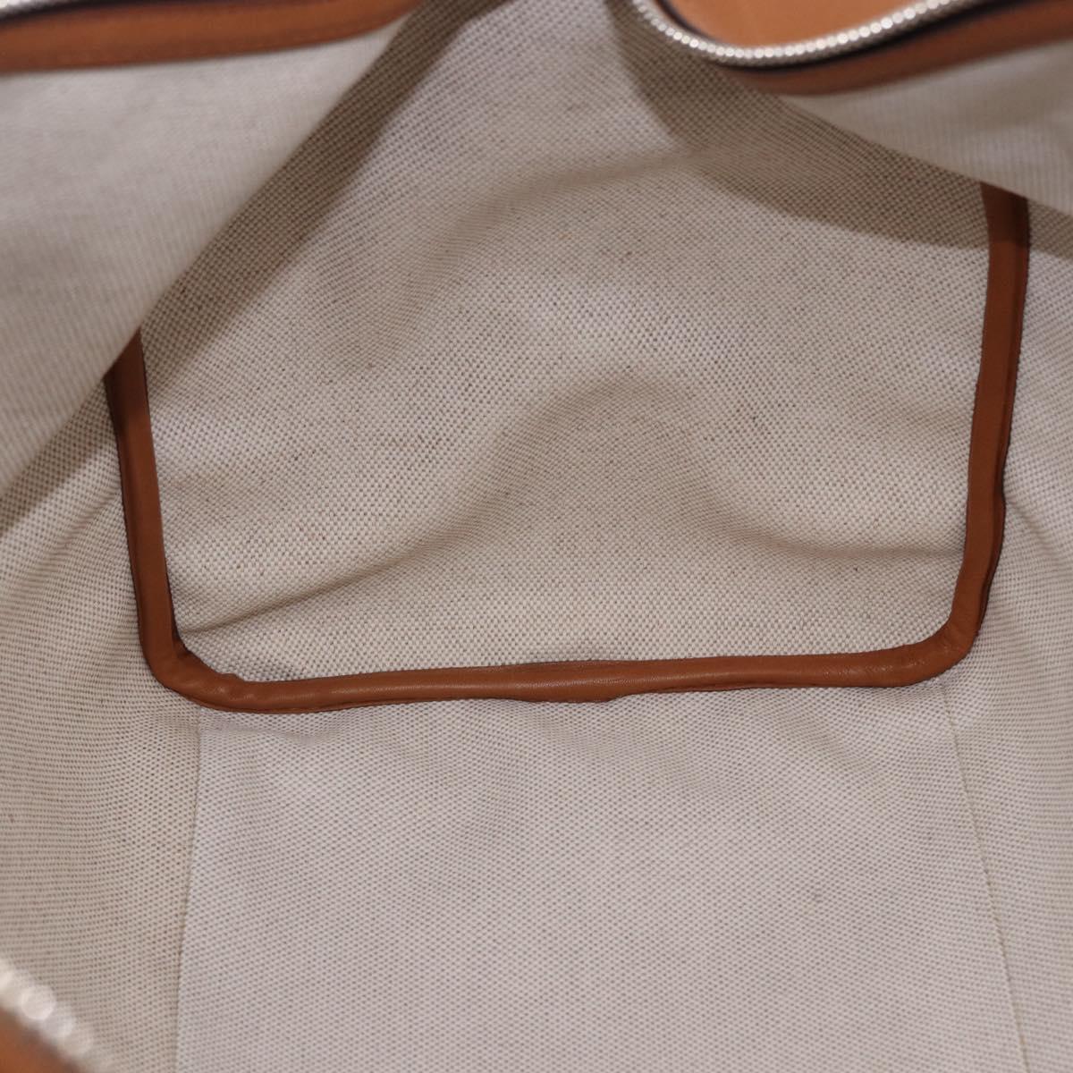 LOUIS VUITTON Keepall Bandouliere 50 Leather Brown Silver M21346 Auth ka5427SM