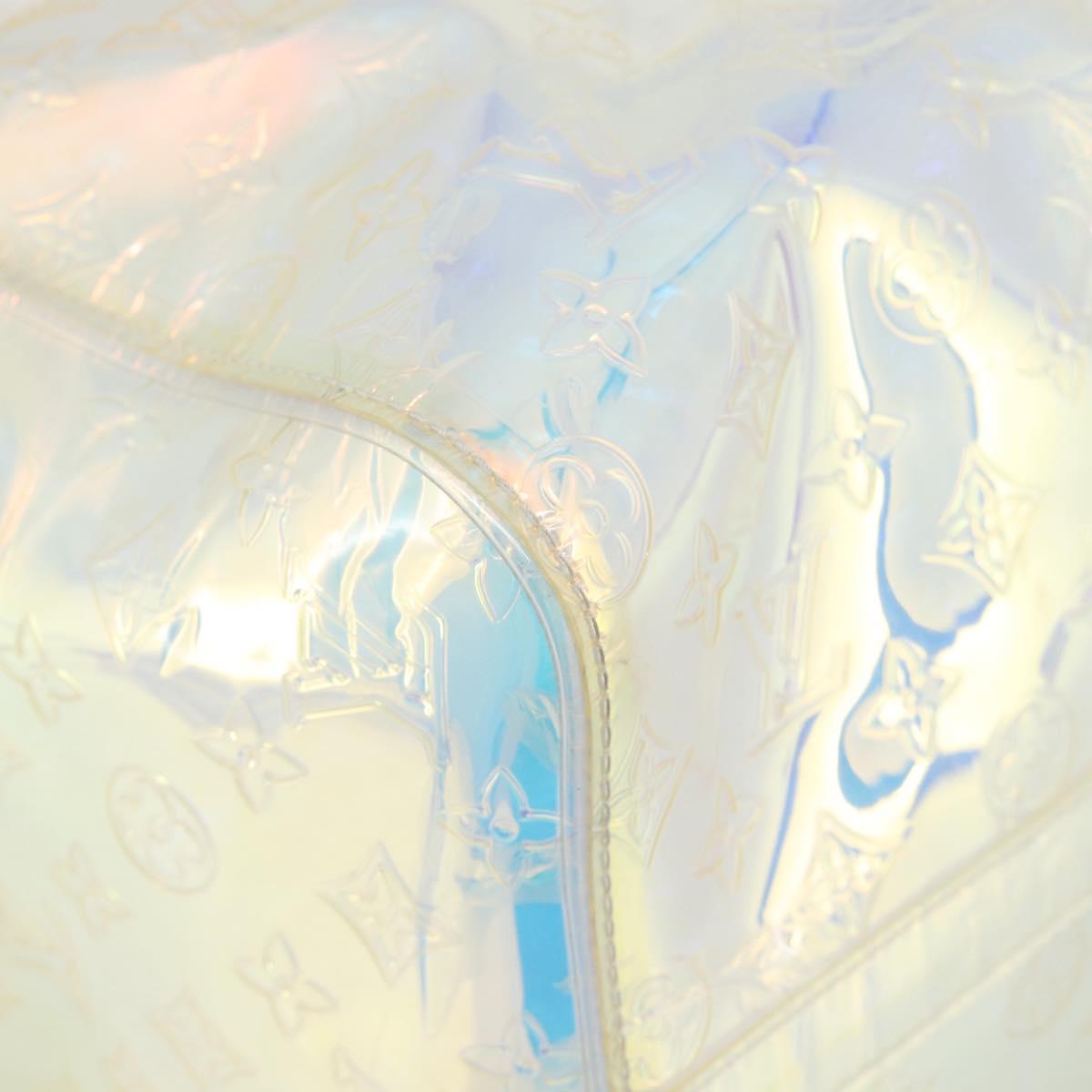 LOUIS VUITTON Monogram Prism Keepall Bandouliere 50 Clear M53271 LV Auth ka5430M