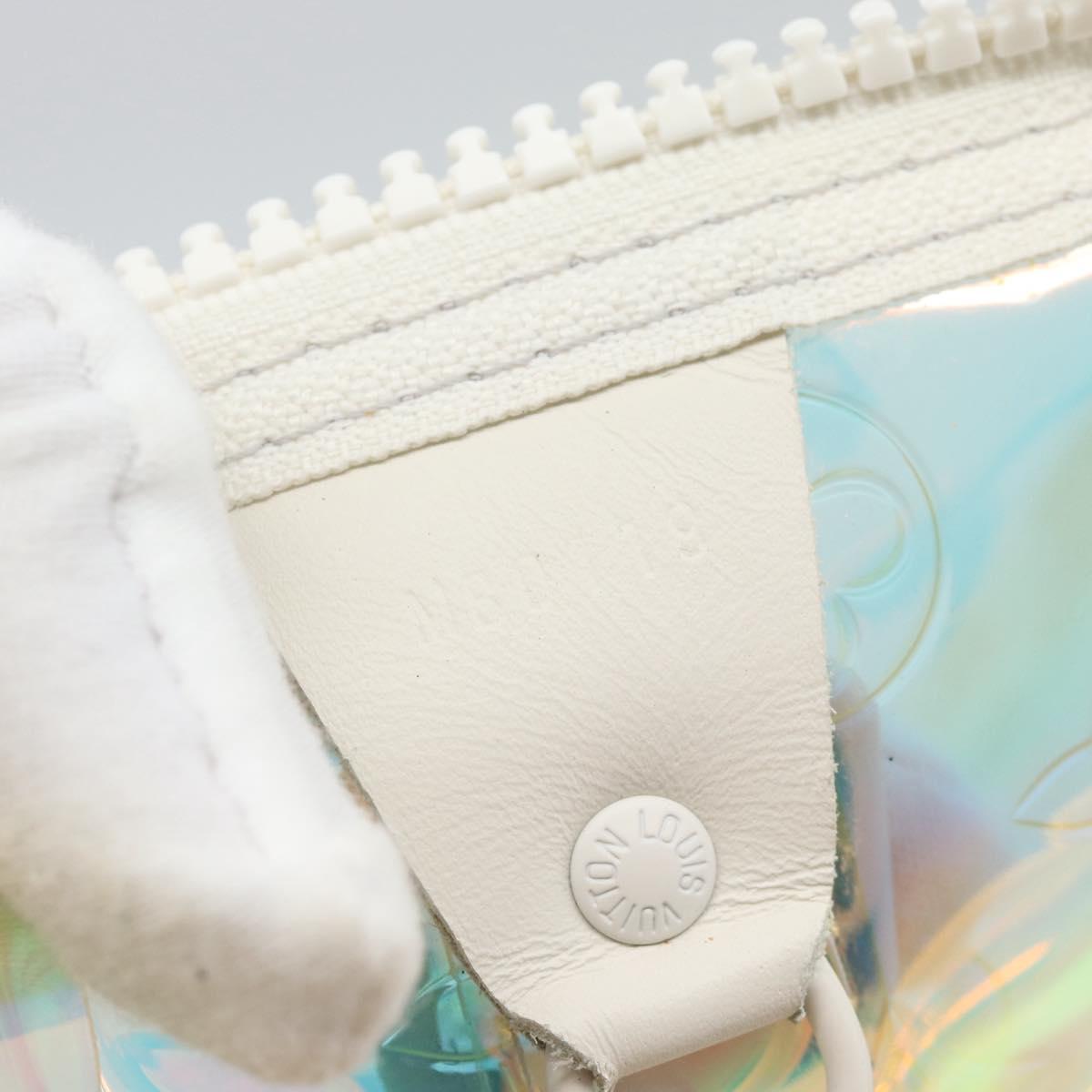LOUIS VUITTON Monogram Prism Keepall Bandouliere 50 Clear M53271 LV Auth ka5430M