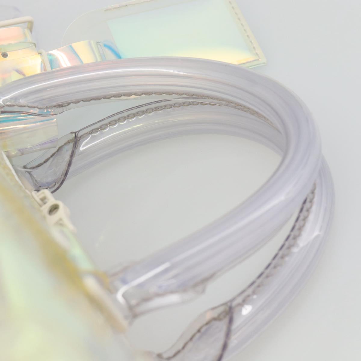 LOUIS VUITTON Monogram Prism Keepall Bandouliere 50 Clear M53271 LV Auth ka5430M